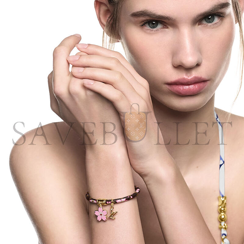 L0vis Vvtt0n MURAKAMI LV X TM CHERRY BLOSSOM BRACELET M8978F